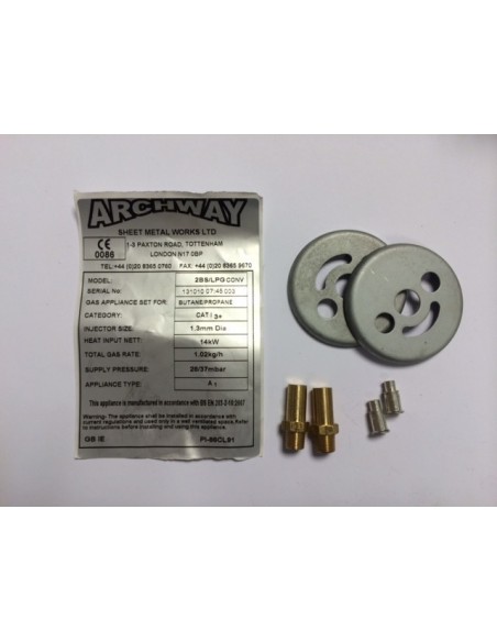 Char Grill Conversion Kit To LPG 2 Burner